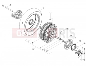 MOTOGUZZI V9 Bobber 850 SE Rear wheel