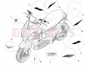 PIAGGIO Piaggio 1 Motorcycle Plates - Emblems