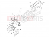 PIAGGIO Piaggio 1 Motorcycle Wheel huosing - Mudguard