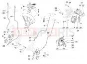 PIAGGIO MP3 530 HPE RST Exclusive Brakes pipes - Calipers (ABS)