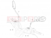 PIAGGIO MP3 530 HPE RST Exclusive Driving mirror/s
