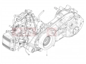 PIAGGIO MP3 530 HPE RST Exclusive Engine assembly