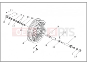 HARLEY-DAVIDSON SUPER GLIDE  - FXR SIDECAR WHEEL