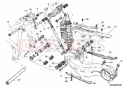 DUCATI Superbike 748 RS REAR SHOCK ABSORBER » SWING ARM