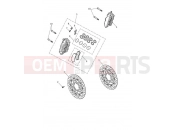 Triumph 2022 Scrambler 1200 XE Front Brake Caliper & Disc