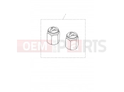 Triumph 2022 Scrambler 1200 XE Valve Cap Kit, Bubble Badge