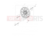 Triumph 2022 Scrambler 1200 XE Front Wheel