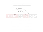 Triumph 2022 Scrambler 1200 XE Front Mudguard, High