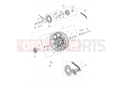 Triumph 2022 Scrambler 1200 XE Rear Wheel