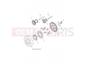 Triumph 2022 Scrambler 1200 XE Starter Drive Gears