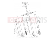 TRIUMPH Scrambler 1200 XE Front Forks & Lower Yoke