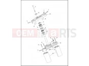 Harley-Davidson 2023 SOFTAIL SOFTAIL BREAKOUT  - FXBR FORK BRACKETS, FRONT - FLHCS
