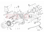 DUCATI 2001 Superbike 748 R Single-Seat GENERATOR COVER - WATER PUMP » COOLING SYSTEM