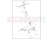 Harley-Davidson 2021 TOURING TOURING ROAD GLIDE  - FLTRX FORK BRACKETS, FRONT