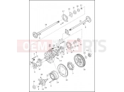 Harley-Davidson 2019 TRIKE TRIKE TRI GLIDE ULTRA  - FLHTCUTG AXLE ASSEMBLY, REAR