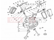 DUCATI 2001 Supersport 900 SS VERTICAL CYLINDER HEAD » VALVE DRIVE