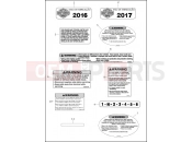 Harley-Davidson 2017 TOURING ROAD GLIDE  - FLTRX LABELS