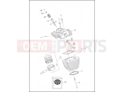 HARLEY-DAVIDSON DYNA STREET BOB  - FXDB CYLINDERS, HEADS AND VALVES - TWIN CAM 96â¢