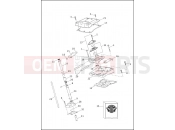 HARLEY-DAVIDSON DYNA STREET BOB  - FXDB ROCKER ARM ASSEMBLY AND PUSH RODS - TWIN CAM 110â¢