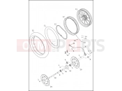 HARLEY-DAVIDSON DYNA STREET BOB  - FXDB WHEEL, FRONT, LACED