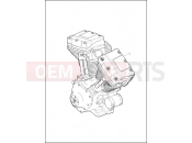 Harley-Davidson 2016 DYNA DYNA WIDE GLIDE  - FXDWG ENGINE ASSEMBLY - TWIN CAM 103â¢ HIGH OUTPUT