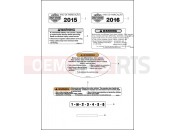 HARLEY-DAVIDSON DYNA WIDE GLIDE  - FXDWG 103 LABELS