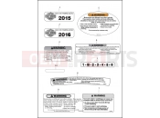 Harley-Davidson 2016 SOFTAIL HERITAGE SOFTAIL CLASSIC  - FLSTC LABELS