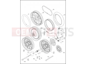 HARLEY-DAVIDSON SOFTAIL DELUXE  - FLSTN WHEELS, FRONT (2 OF 2)