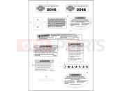 Harley-Davidson 2016 TOURING ULTRA CLASSIC LOW  - FLHTCUL LABELS