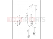 Harley-Davidson 2015 VRSC VRSCDX NIGHT ROD SPECIAL  - VRSCDX FORK, FRONT
