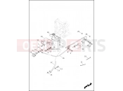 Harley-Davidson 2014 CVO/CUSTOM CVO SOFTAIL DELUXE  - FLSTNSE BRAKE LINE & MODULE, REAR, ABS