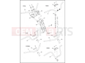 HARLEY-DAVIDSON DYNA SWITCHBACK  - FLD HANDLEBAR - FLD, FXDB, FXDC, FXDF, FXDWG & FXDL