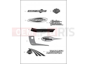 Harley-Davidson 2014 DYNA DYNA WIDE GLIDE  - FXDWG 103 FUEL TANK TRIM