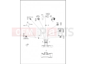 Harley-Davidson 2014 POLICE ROAD KING POLICE  - FLHP WIRING HARNESS, MAIN, ABS - FLHP (3 OF 8)