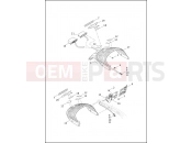 Harley-Davidson 2014 SOFTAIL FAT BOY  - FLSTF LICENSE PLATE BRACKETS - FXSB