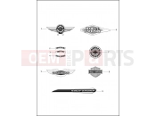 Harley-Davidson 2014 SOFTAIL SOFTAIL BREAKOUT  - FXSB 103 FUEL TANK TRIM