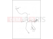 Harley-Davidson 2014 TOURING ROAD KING CLASSIC  - FLHRC BRAKE LINE, FRONT - NON-ABS