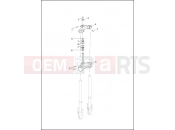 Harley-Davidson 2014 VRSC VRSCDX NIGHT ROD SPECIAL  - VRSCDX FORK, FRONT BRACKET
