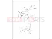 Harley-Davidson 2014 VRSC V-ROD MUSCLE  - VRSCF HANDLEBAR & THROTTLE CONTROL