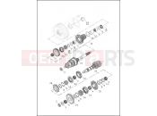 Harley-Davidson 2013 CVO/CUSTOM CVO SOFTAIL BREAKOUT  - FXSBSE TRANSMISSION GEARS