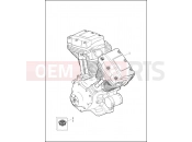 Harley-Davidson 2013 DYNA DYNA STREET BOB (H-D1)  - FXDBA ENGINE ASSEMBLY - TWIN CAM 103â¢