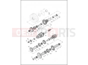 Harley-Davidson 2013 DYNA DYNA WIDE GLIDE  - FXDWG 103 TRANSMISSION GEARS