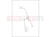 Harley-Davidson 2013 TOURING ULTRA CLASSIC  - FLHTCU BRAKE LINE, FRONT - NON-ABS