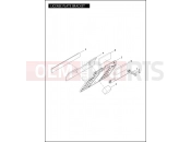 Harley-Davidson 2012 CVO/CUSTOM CVO SOFTAIL CONVERTIBLE  - FLSTSE3 LICENSE PLATE BRACKET