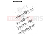 Harley-Davidson 2012 DYNA DYNA SWITCHBACK  - FLD TRANSMISSION GEARS