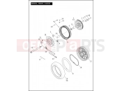 Harley-Davidson 2012 DYNA DYNA STREET BOB  - FXDB WHEEL, REAR, LACED