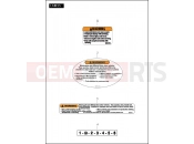 Harley-Davidson 2012 DYNA DYNA FAT BOB  - FXDF 103 LABELS