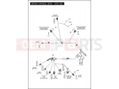 Harley-Davidson 2012 DYNA DYNA FAT BOB  - FXDF 103 WIRING HARNESS, MAIN, NON-ABS (5 OF 5)