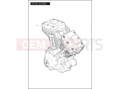 Harley-Davidson 2012 DYNA DYNA WIDE GLIDE  - FXDWG ENGINE ASSEMBLY - TWIN CAM 96â¢