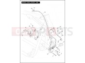 Harley-Davidson 2012 SOFTAIL FAT BOY LO  - FLSTFB 103 BRAKE LINES, FRONT, ABS